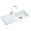 Franke Livorno White Ceramic 1 Bowl Sink 500mm X 1000mm