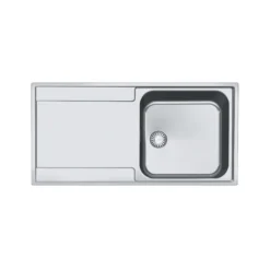 Franke Maris Steel Stainless Steel 1 Bowl Sink & Drainer RH