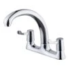 Galleny Chrome Effect Kitchen Deck Tap