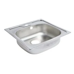Gamow Inox Stainless Steel 1 Bowl Compact Sink 480mm X 480mm 6 Gamow Inox Stainless Steel 1 Bowl Compact Sink 480mm X 480mm -Prime Kitchen gamow inox stainless steel 1 bowl compact sink 480mm x 480mm3663602900764 02bq