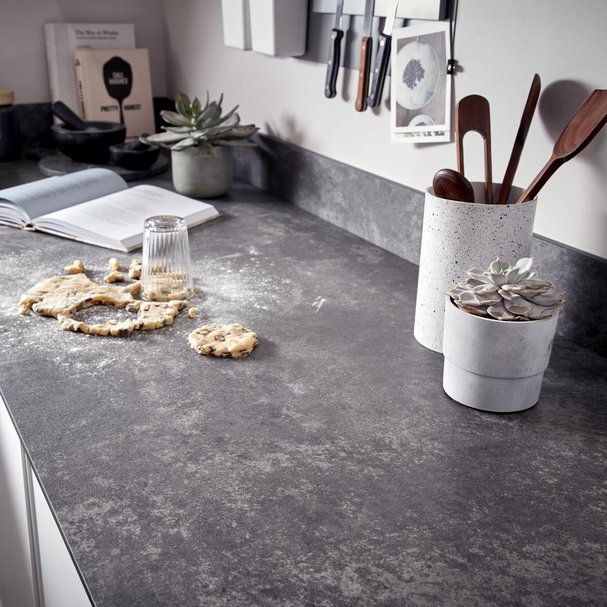 GoodHome 12mm Nepeta Matt Ceramic / Mineral Paper & Resin Square Edge Kitchen Worktop, (L)3000mm 18 GoodHome 12mm Nepeta Matt Ceramic / Mineral Paper & Resin Square Edge Kitchen Worktop, (L)3000mm - Image 16