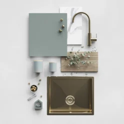 GoodHome 12mm Nepeta Matt White Marble Effect Paper & Resin Square Edge Kitchen Worktop, (L)3000mm -Prime Kitchen goodhome 12mm nepeta matt white marble effect paper resin square edge kitchen worktop l 3000mm5059340441979 07i