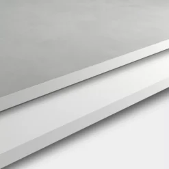 GoodHome 12mm Nepeta Matt White Stone Effect Paper & Resin Square Edge Kitchen Breakfast Bar, (L)2000mm -Prime Kitchen goodhome 12mm nepeta matt white stone effect paper resin square edge kitchen breakfast bar l 2000mm3663602636908 01c