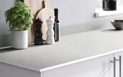 GoodHome 12mm Nepeta Matt White Stone Effect Paper & Resin Square Edge Kitchen Breakfast Bar, (L)2000mm -Prime Kitchen goodhome 12mm nepeta matt white stone effect paper resin square edge kitchen breakfast bar l 2000mm3663602636908 24i