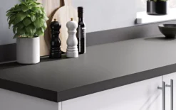 GoodHome 38mm Berberis Super Matt Zinc Anthracite Laminate & Particle Board Square Edge Kitchen Breakfast Bar, (L)2000mm -Prime Kitchen goodhome 38mm berberis super matt zinc anthracite laminate particle board square edge kitchen breakfast bar l 2000mm3663602635215 22i