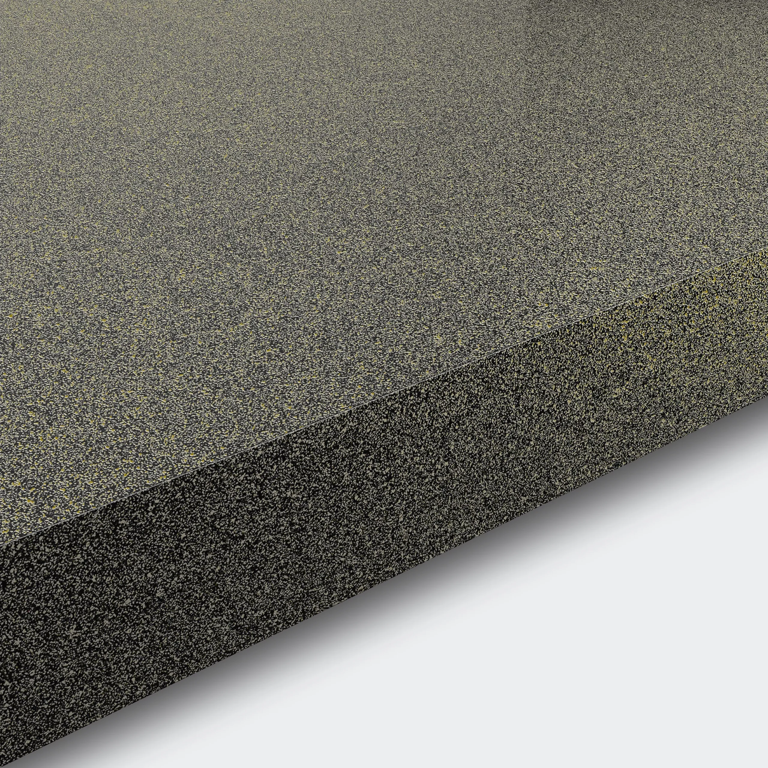 GoodHome 38mm Gloss Grey Glitter Effect Chipboard & Laminate Square Edge Kitchen Worktop, (L)3000mm 3 GoodHome 38mm Gloss Grey Glitter Effect Chipboard & Laminate Square Edge Kitchen Worktop, (L)3000mm