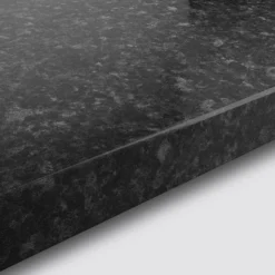 GoodHome 38mm Kabsa Gloss Black Granite Effect Laminate & Particle Board Post-formed Kitchen Breakfast Bar, (L)2000mm -Prime Kitchen goodhome 38mm kabsa gloss black granite effect laminate particle board post formed kitchen breakfast bar l 2000mm3663602635925 01c