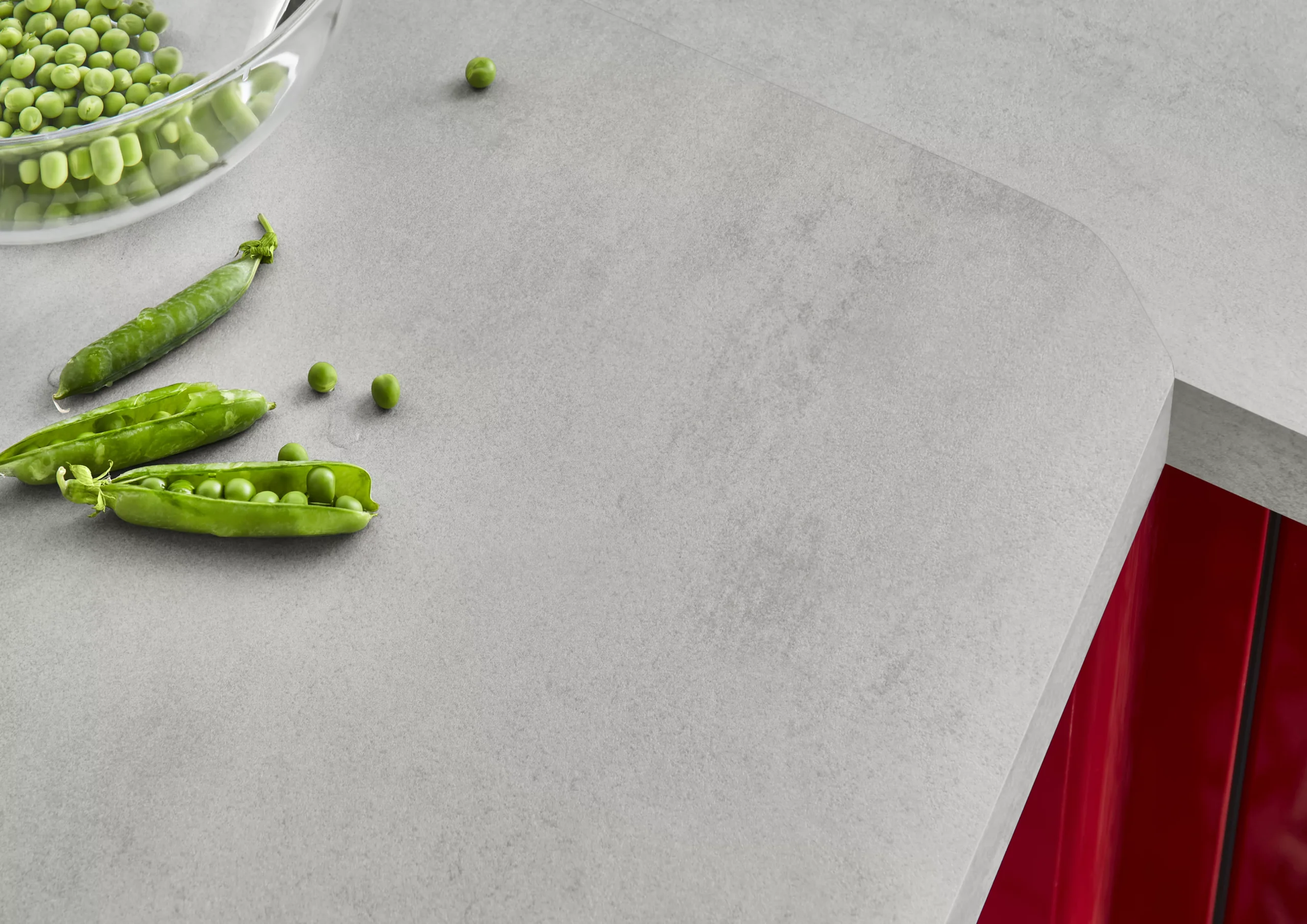 GoodHome 38mm Kala Matt Grey Concrete Effect Laminate & Particle Board Square Edge Kitchen Worktop, (L)3000mm 17 GoodHome 38mm Kala Matt Grey Concrete Effect Laminate & Particle Board Square Edge Kitchen Worktop, (L)3000mm - Image 15