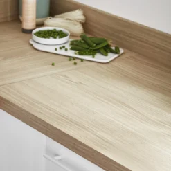 GoodHome 38mm Kala Matt Light Wood Effect Chipboard & Laminate Square Edge Kitchen Worktop, (L)3000mm -Prime Kitchen goodhome 38mm kala matt light wood effect chipboard laminate square edge kitchen worktop l 3000mm3663602636724 02i bq