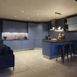 GoodHome 38mm Super Matt Black Chipboard & Laminate Square Edge Kitchen Worktop, (L)3000mm -Prime Kitchen goodhome 38mm super matt black chipboard laminate square edge kitchen worktop l 3000mm3663602643654 11i