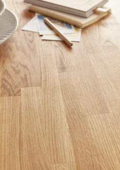 GoodHome 40mm Hinita Oiled Natural Solid Oak Square Edge Kitchen Worktop, (L)3000mm -Prime Kitchen goodhome 40mm hinita oiled natural solid oak square edge kitchen worktop l 3000mm3663602635567 11i