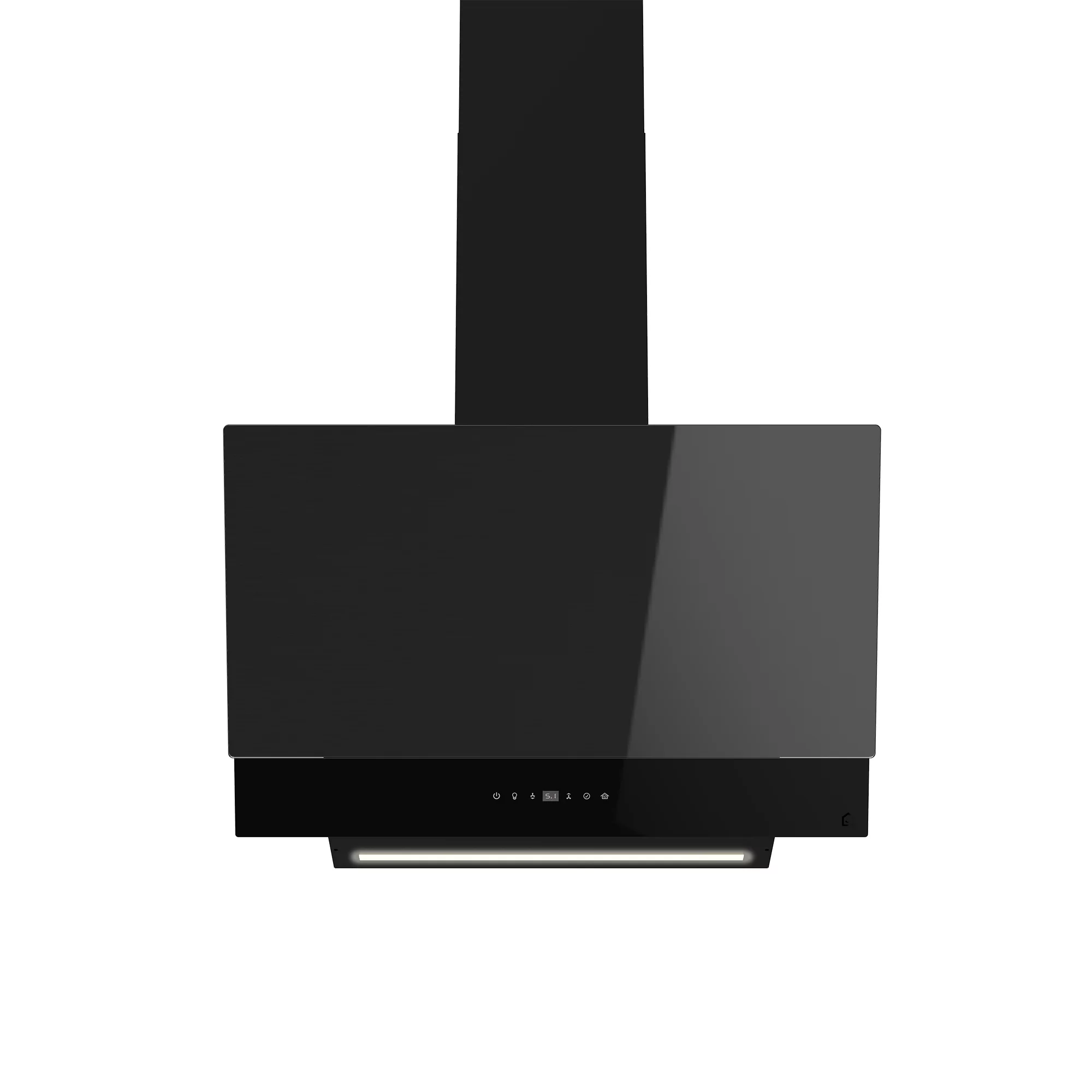 GoodHome AirSensor GHAG60ASBL Black Steel & Glass Angled Cooker Hood (W)59.8cm - Black 5 GoodHome AirSensor GHAG60ASBL Black Steel & Glass Angled Cooker Hood (W)59.8cm - Black - Image 3