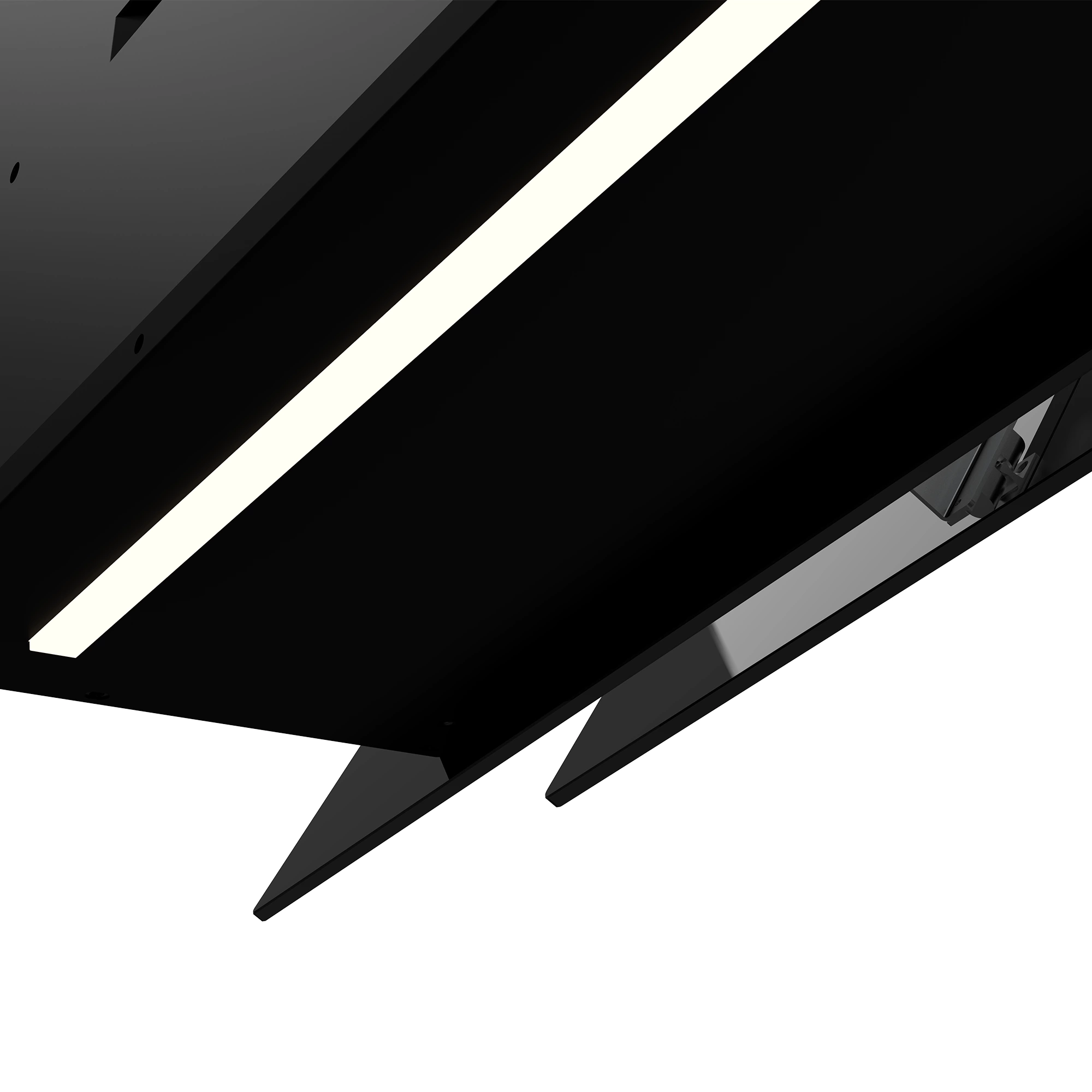 GoodHome AirSensor GHAG90ASBL Black Steel & Glass Angled Cooker Hood (W)89.8cm - Black 8 GoodHome AirSensor GHAG90ASBL Black Steel & Glass Angled Cooker Hood (W)89.8cm - Black - Image 6