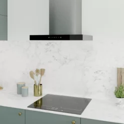 GoodHome AirSensor GHBH60ASBL Glass Box Cooker Hood (W)60cm 24 GoodHome AirSensor GHBH60ASBL Glass Box Cooker Hood (W)60cm -Prime Kitchen goodhome airsensor ghbh60asbl glass box cooker hood w 60cm5059340445946 02i