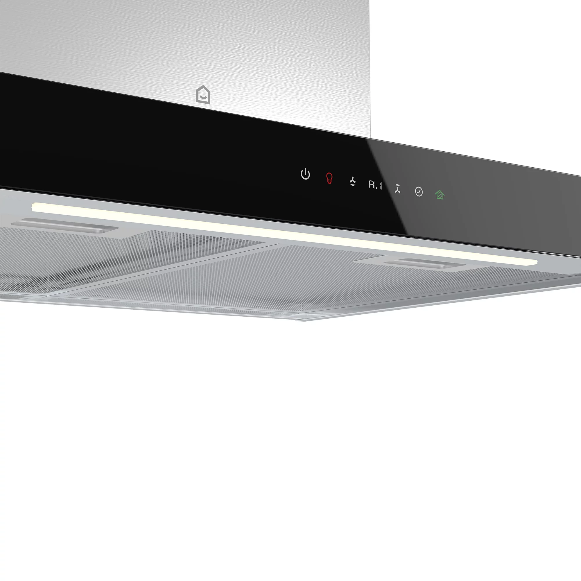 GoodHome AirSensor GHBH60ASBL Glass Box Cooker Hood (W)60cm 6 GoodHome AirSensor GHBH60ASBL Glass Box Cooker Hood (W)60cm - Image 4