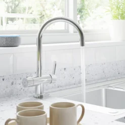 GoodHome Aji Chrome-plated Boiling Water Tap -Prime Kitchen goodhome aji chrome plated boiling water tap5059340452456 03i 1