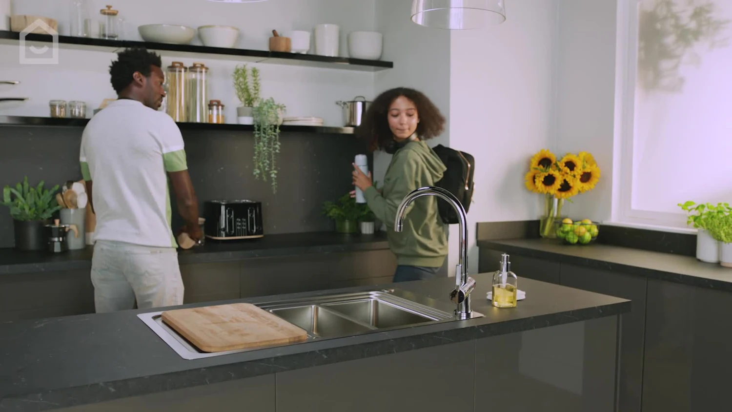 GoodHome Aji Matt Stainless Steel Effect Boiling Water Tap 4 GoodHome Aji Matt Stainless Steel Effect Boiling Water Tap - Image 2