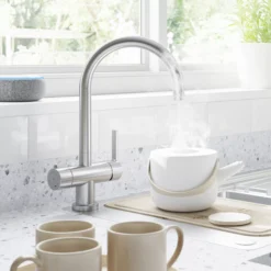 GoodHome Aji Matt Stainless Steel Effect Boiling Water Tap 29 GoodHome Aji Matt Stainless Steel Effect Boiling Water Tap -Prime Kitchen goodhome aji matt stainless steel effect boiling water tap5059340452463 04i 1