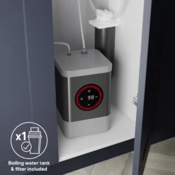 GoodHome Aji Matt Stainless Steel Effect Boiling Water Tap 33 GoodHome Aji Matt Stainless Steel Effect Boiling Water Tap -Prime Kitchen goodhome aji matt stainless steel effect boiling water tap5059340452463 41c EN 1