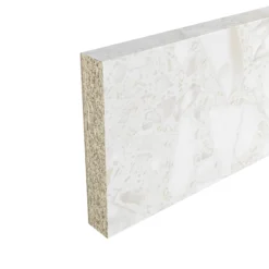 GoodHome Algiata Beige Marble Effect Laminate Upstand (L)3000mm -Prime Kitchen goodhome algiata beige marble effect laminate upstand l 3000mm3663602482635 01c