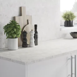 GoodHome Algiata Polished White Marble Effect Laminated Chipboard Back Panel, (H)600mm (W)3000mm (T)8mm -Prime Kitchen goodhome algiata polished white marble effect laminated chipboard back panel h 600mm w 3000mm t 8mm3663602482642 21i