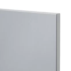 GoodHome Alisma High Gloss Grey Slab 70:30 Larder/Fridge Cabinet Door (W)600mm (H)1287mm (T)18mm -Prime Kitchen goodhome alisma high gloss grey slab 70 30 larder fridge cabinet door w 600mm h 1287mm t 18mm3663602653318 36c bq