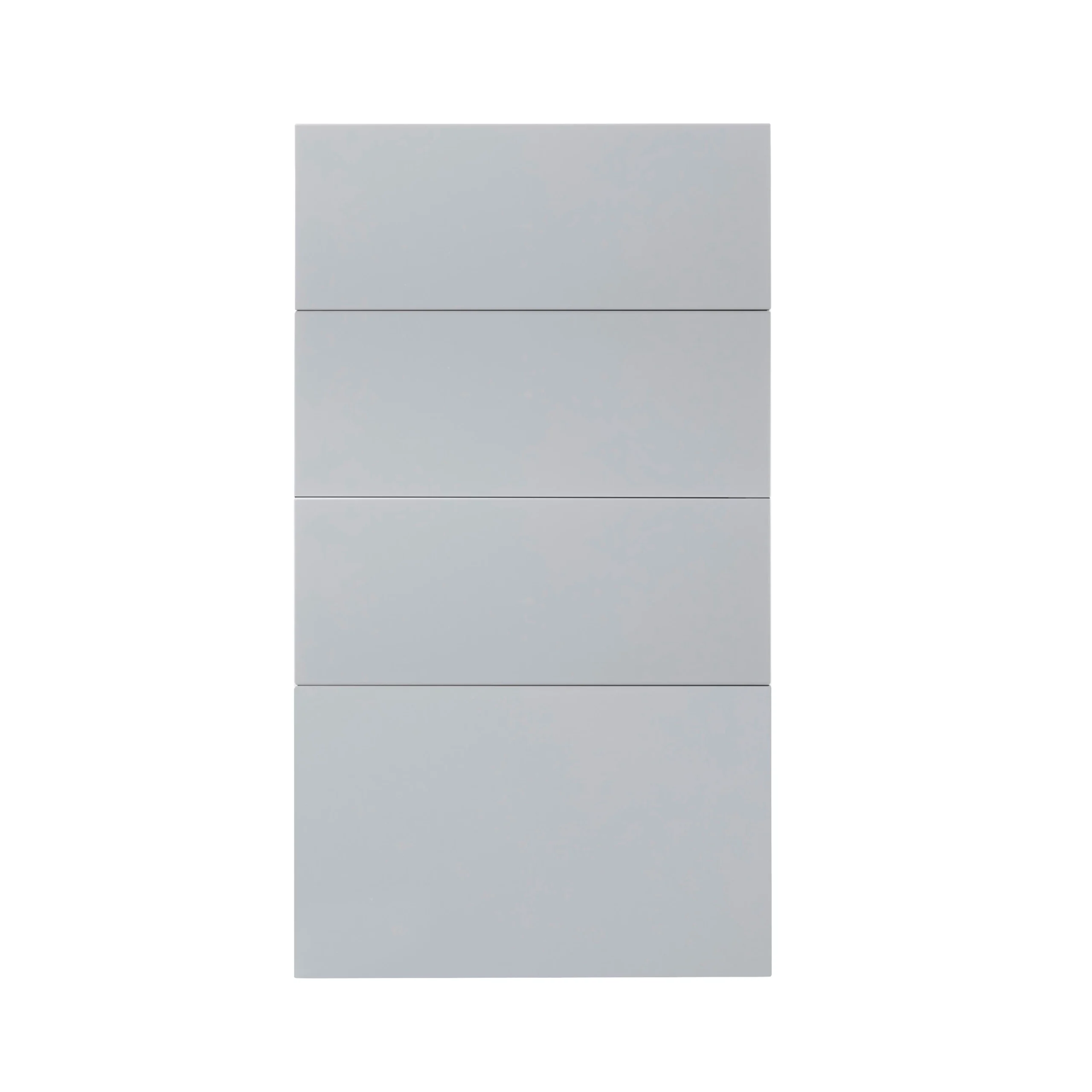 GoodHome Alisma High Gloss Grey Slab Drawer Front (W)400mm, Pack Of 4 3 GoodHome Alisma High Gloss Grey Slab Drawer Front (W)400mm, Pack Of 4