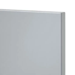 GoodHome Alisma High Gloss Grey Slab Highline Cabinet Door (W)400mm (H)715mm (T)18mm -Prime Kitchen goodhome alisma high gloss grey slab highline cabinet door w 400mm h 715mm t 18mm3663602652977 36c bq