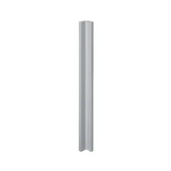 GoodHome Alisma High Gloss Grey Slab Standard Corner Post, (W)59mm (H)715mm