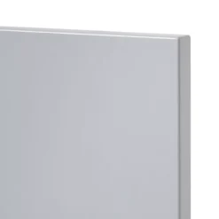 GoodHome Alisma High Gloss Grey Slab Tall Larder Cabinet Door (W)300mm (H)1467mm (T)18mm -Prime Kitchen goodhome alisma high gloss grey slab tall larder cabinet door w 300mm h 1467mm t 18mm3663602653431 36c bq