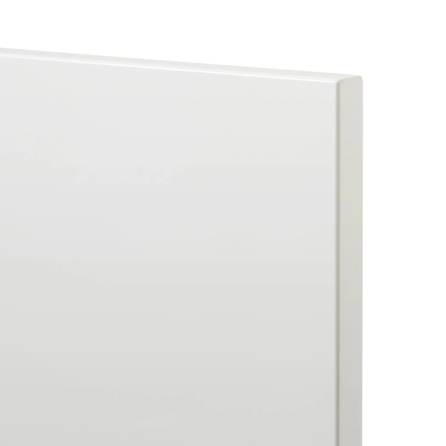 GoodHome Alisma High Gloss White Slab Appliance Cabinet Door (W)600mm (H)626mm (T)18mm 4 GoodHome Alisma High Gloss White Slab Appliance Cabinet Door (W)600mm (H)626mm (T)18mm - Image 2