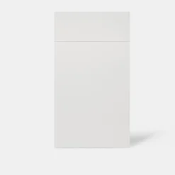 GoodHome Alisma High Gloss White Slab Drawerline Cabinet Door, (W)400mm (H)715mm (T)18mm -Prime Kitchen goodhome alisma high gloss white slab drawerline cabinet door w 400mm h 715mm t 18mm3663602652502 02c