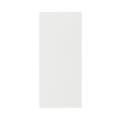 GoodHome Alisma High Gloss White Slab Standard End Panel (H)720mm (W)320mm