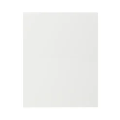 GoodHome Alisma High Gloss White Slab Standard End Panel (H)720mm (W)570mm