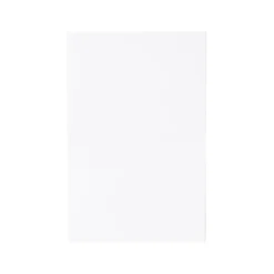 GoodHome Alisma High Gloss White Slab Standard End Panel (H)900mm (W)610mm