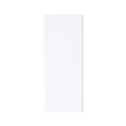 GoodHome Alisma High Gloss White Slab Standard End Panel (H)960mm (W)360mm