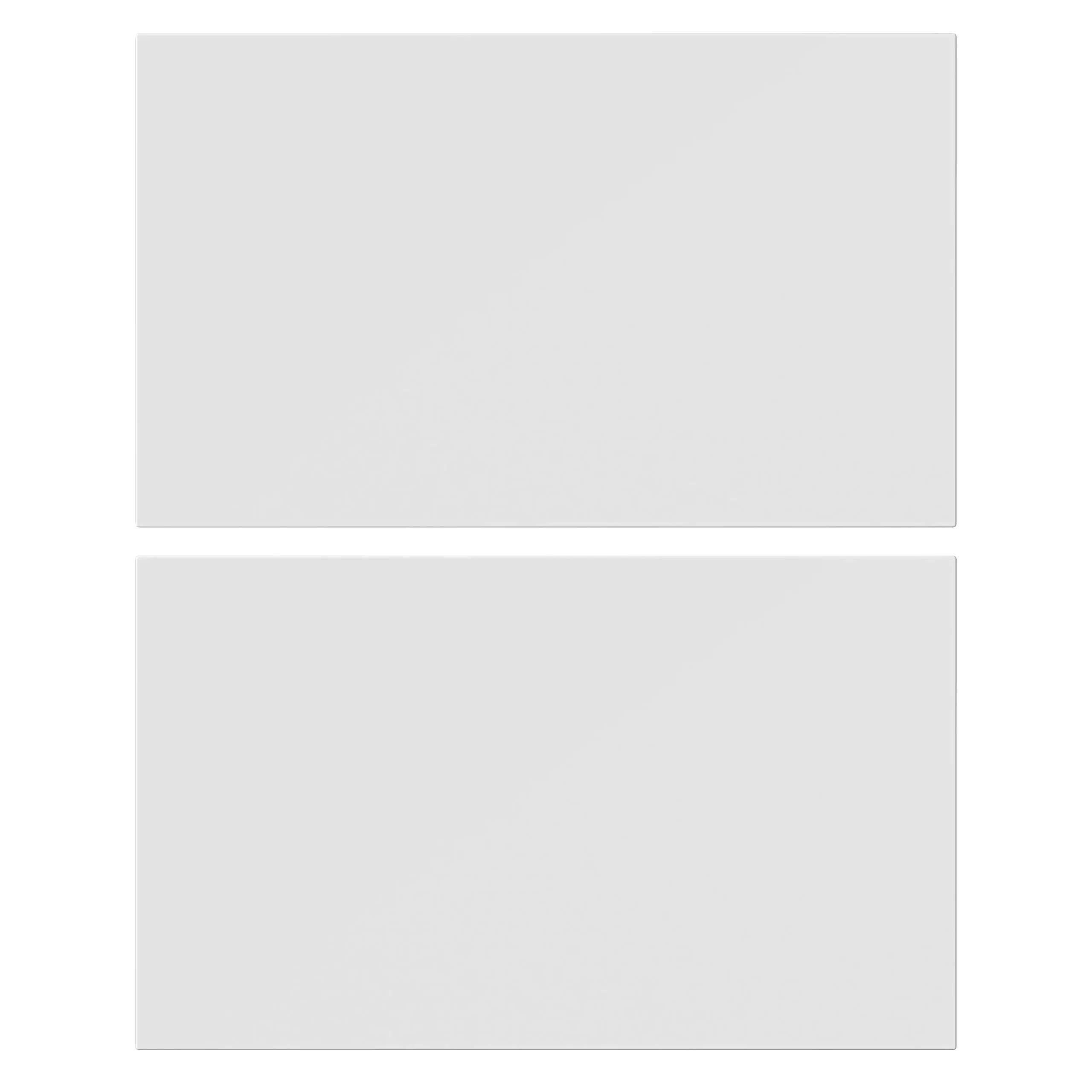 GoodHome Alisma Innovo Handleless Gloss White Slab Standard Drawer End Panel (H)340mm (W)595mm 3 GoodHome Alisma Innovo Handleless Gloss White Slab Standard Drawer End Panel (H)340mm (W)595mm