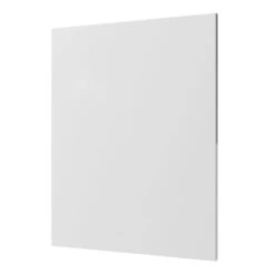 GoodHome Alisma Innovo Handleless Gloss White Slab Standard End Panel (H)715mm (W)595mm -Prime Kitchen goodhome alisma innovo handleless gloss white slab standard end panel h 715mm w 595mm5059340243191 36c