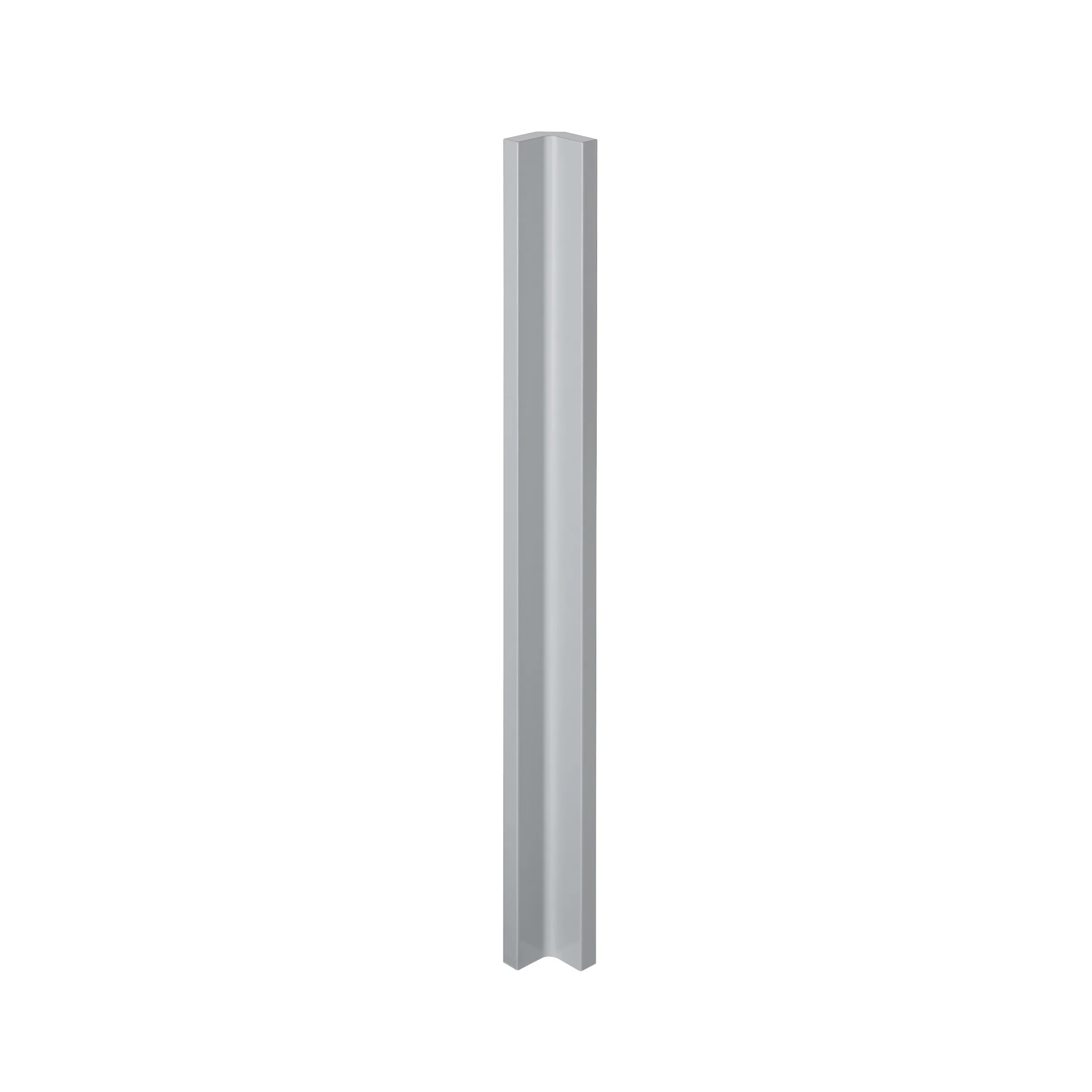 GoodHome Alisma Innovo Handleless High Gloss Light Grey Slab Standard Corner Post, (W)34mm (H)715mm 3 GoodHome Alisma Innovo Handleless High Gloss Light Grey Slab Standard Corner Post, (W)34mm (H)715mm