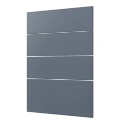 GoodHome Alisma Matt Blue Slab Drawer Front (W)500mm, Pack Of 4 -Prime Kitchen goodhome alisma matt blue slab drawer front w 500mm pack of 45059340798097 02c