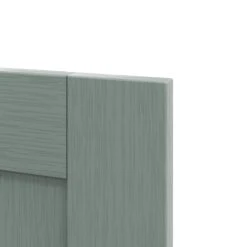 GoodHome Alpinia Matt Green Painted Wood Effect Shaker 50:50 Larder Cabinet Door (W)600mm (H)1001mm (T)18mm -Prime Kitchen goodhome alpinia matt green painted wood effect shaker 50 50 larder cabinet door w 600mm h 1001mm t 18mm5059340147345 36c