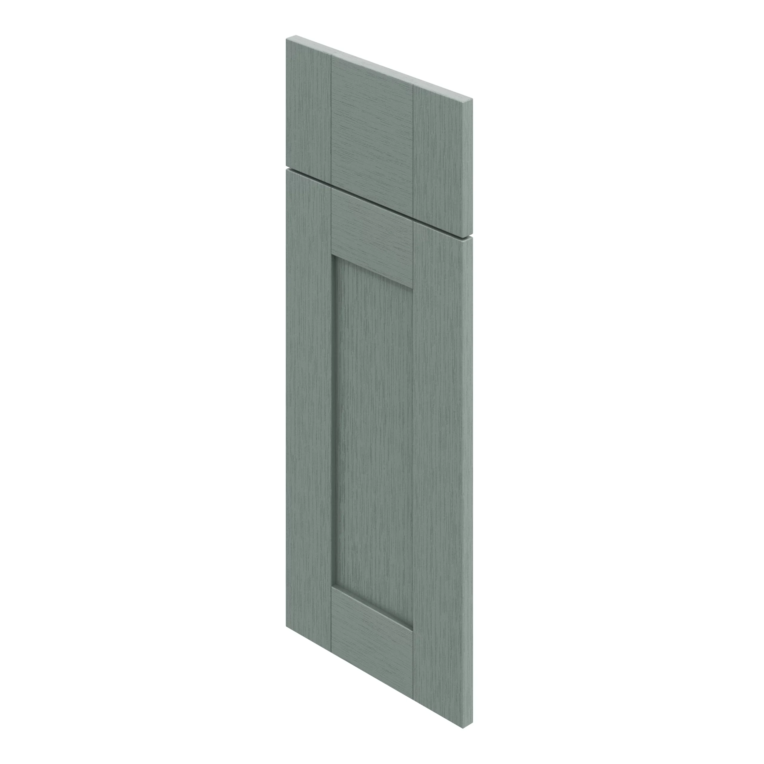 GoodHome Alpinia Matt Green Painted Wood Effect Shaker Drawerline Door & Drawer Front, (W)300mm (H)715mm (T)18mm 5 GoodHome Alpinia Matt Green Painted Wood Effect Shaker Drawerline Door & Drawer Front, (W)300mm (H)715mm (T)18mm - Image 3
