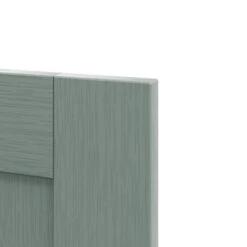 GoodHome Alpinia Matt Green Painted Wood Effect Shaker Highline Cabinet Door (W)300mm (H)715mm (T)18mm -Prime Kitchen goodhome alpinia matt green painted wood effect shaker highline cabinet door w 300mm h 715mm t 18mm5059340147062 36c