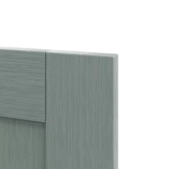 GoodHome Alpinia Matt Green Painted Wood Effect Shaker Highline Cabinet Door (W)400mm (H)715mm (T)18mm -Prime Kitchen goodhome alpinia matt green painted wood effect shaker highline cabinet door w 400mm h 715mm t 18mm5059340147079 36c