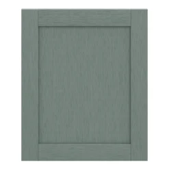 GoodHome Alpinia Matt Green Painted Wood Effect Shaker Highline Cabinet Door (W)600mm (H)715mm (T)18mm
