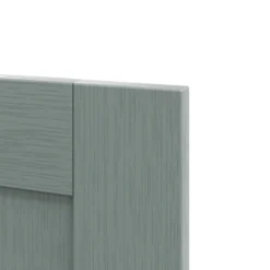 GoodHome Alpinia Matt Green Painted Wood Effect Shaker Highline Cabinet Door (W)600mm (H)715mm (T)18mm -Prime Kitchen goodhome alpinia matt green painted wood effect shaker highline cabinet door w 600mm h 715mm t 18mm5059340147093 36c