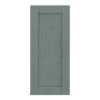 GoodHome Alpinia Matt Green Painted Wood Effect Shaker Tall Wall Cabinet Door (W)400mm (H)895mm (T)18mm -Prime Kitchen goodhome alpinia matt green painted wood effect shaker tall wall cabinet door w 400mm h 895mm t 18mm5059340147178 01c