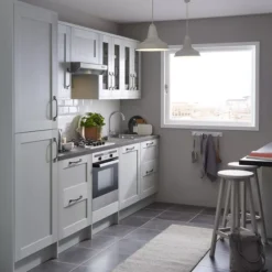 GoodHome Alpinia Matt Grey Painted Wood Effect Shaker Base Kitchen Cabinet (W)1000mm (H)720mm 11 GoodHome Alpinia Matt Grey Painted Wood Effect Shaker Base Kitchen Cabinet (W)1000mm (H)720mm -Prime Kitchen goodhome alpinia matt grey painted wood effect shaker base kitchen cabinet w 1000mm h 720mm5059340701851 08i bq