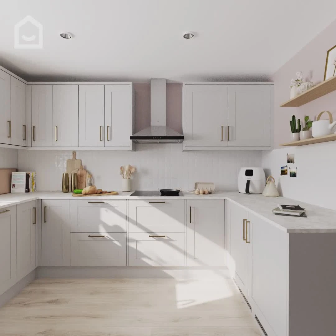 GoodHome Alpinia Matt Grey Painted Wood Effect Shaker Drawer Front, Bridging Door & Bi Fold Door, (W)500mm (H)356mm (T)18mm 4 GoodHome Alpinia Matt Grey Painted Wood Effect Shaker Drawer Front, Bridging Door & Bi Fold Door, (W)500mm (H)356mm (T)18mm - Image 2