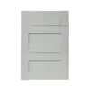 GoodHome Alpinia Matt Grey Painted Wood Effect Shaker Drawer Front (W)500mm, Pack Of 3 -Prime Kitchen goodhome alpinia matt grey painted wood effect shaker drawer front w 500mm pack of 33663602645955 02c bq